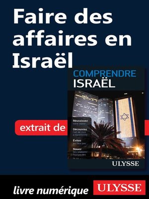 cover image of Faire des affaires en Israël